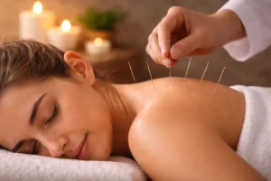 Acupuncture treatment focused on relieving arthritis pain and joint inflammation